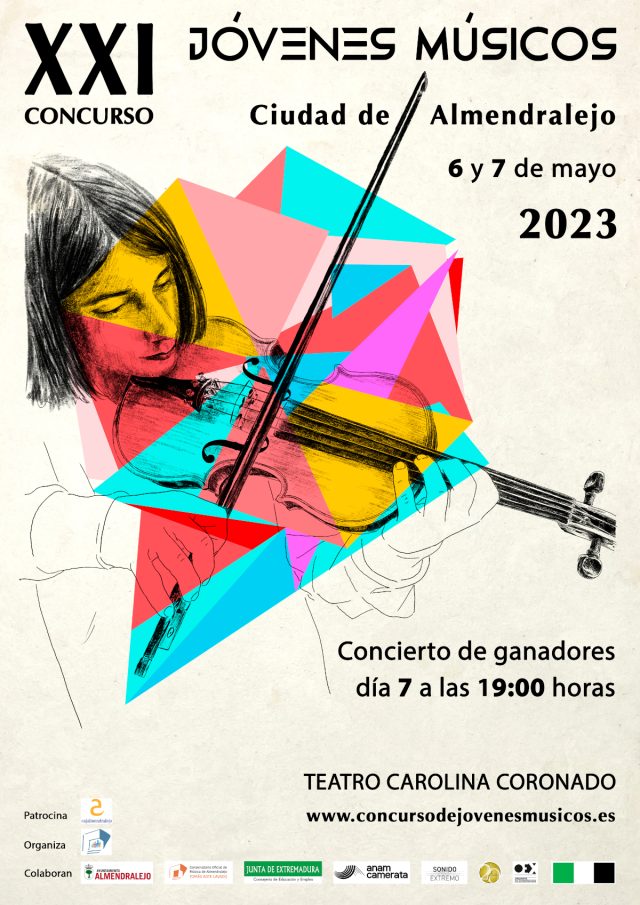 Cartel Concurso Jóvenes Músicos 2023